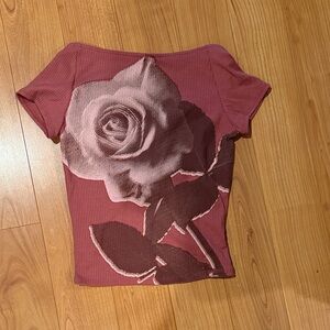 Urban Outfitters Floral Pink Women's Top